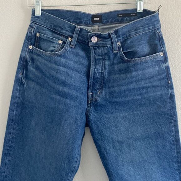 Edwin Relaxed Tash Denim Straight Leg Jeans In Brisbane 90's Size 27 - Picture 7 of 14